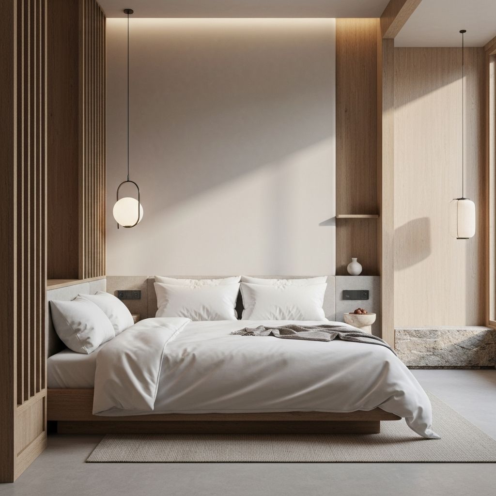 Peaceful bedroom environment